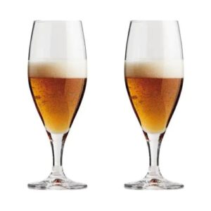 Ølglas med gravering